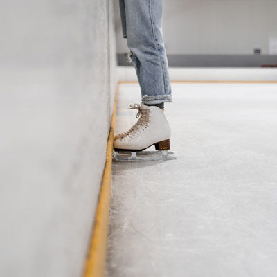 Pista de hielo ecologica en Vitoria-Gasteiz